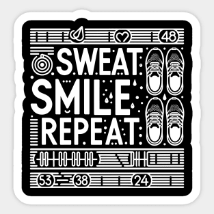 Sweat Smile Repeat Sticker